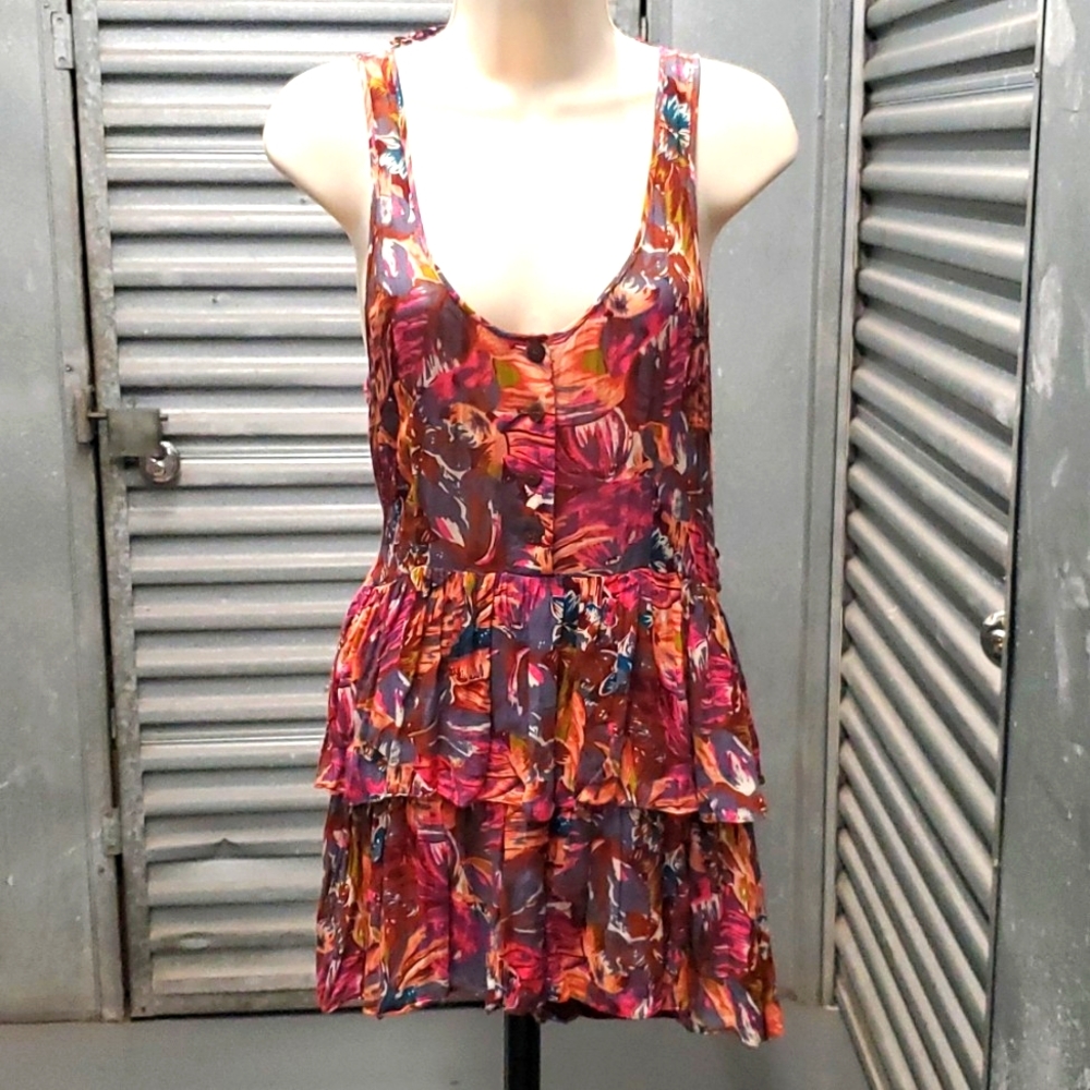 Junior's Medium Multicolored Romper